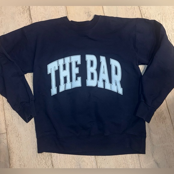 Pristine like new SOLD OUT! The Bar Varsity Sweatshirt Size: medium - Picture 6 of 16